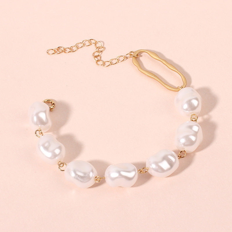 Baroque Pearl Bracelet, 18K Gold Vermeil - Itty Bittie