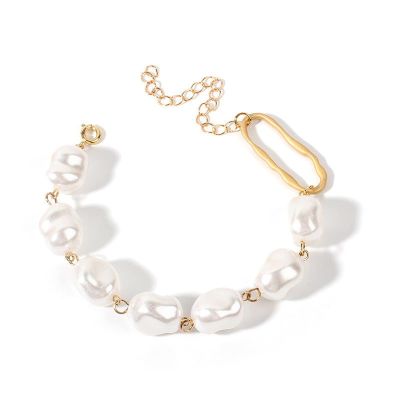 Baroque Pearl Bracelet, 18K Gold Vermeil - Itty Bittie